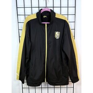 Vegas‎ Golden Knights Track Jacket Circe Station Casinos Mens L Black NHL Sporty